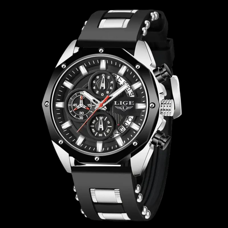LIGE Chronograph Sport Watch