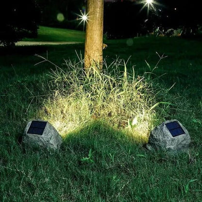 RockyLight | Solar-powered lamps in the shape of a rock